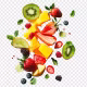 Desserts, viennoiseries et fruits